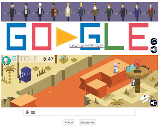 تحتفل جوجل بالذكرى الخمسين لمسلسلات دكتور هو Doctor who 2