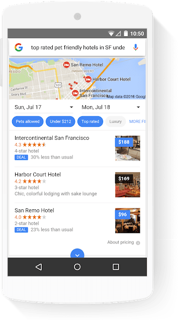 جوجل تطلق تطبيق الرحلات و حجز الفنادق و رحلات الطيران الذكي Google Trips 2