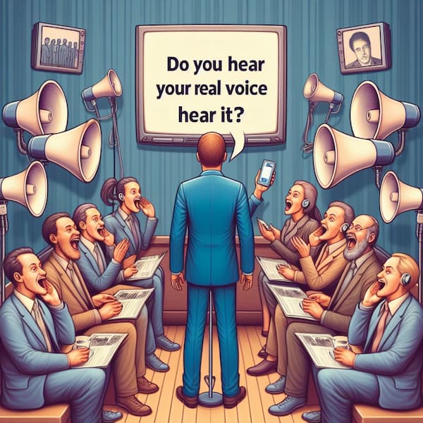 هل تسمع صوتك كما يسمعه الآخرون... كيف تسمع صوتك الحقيقي؟ 1